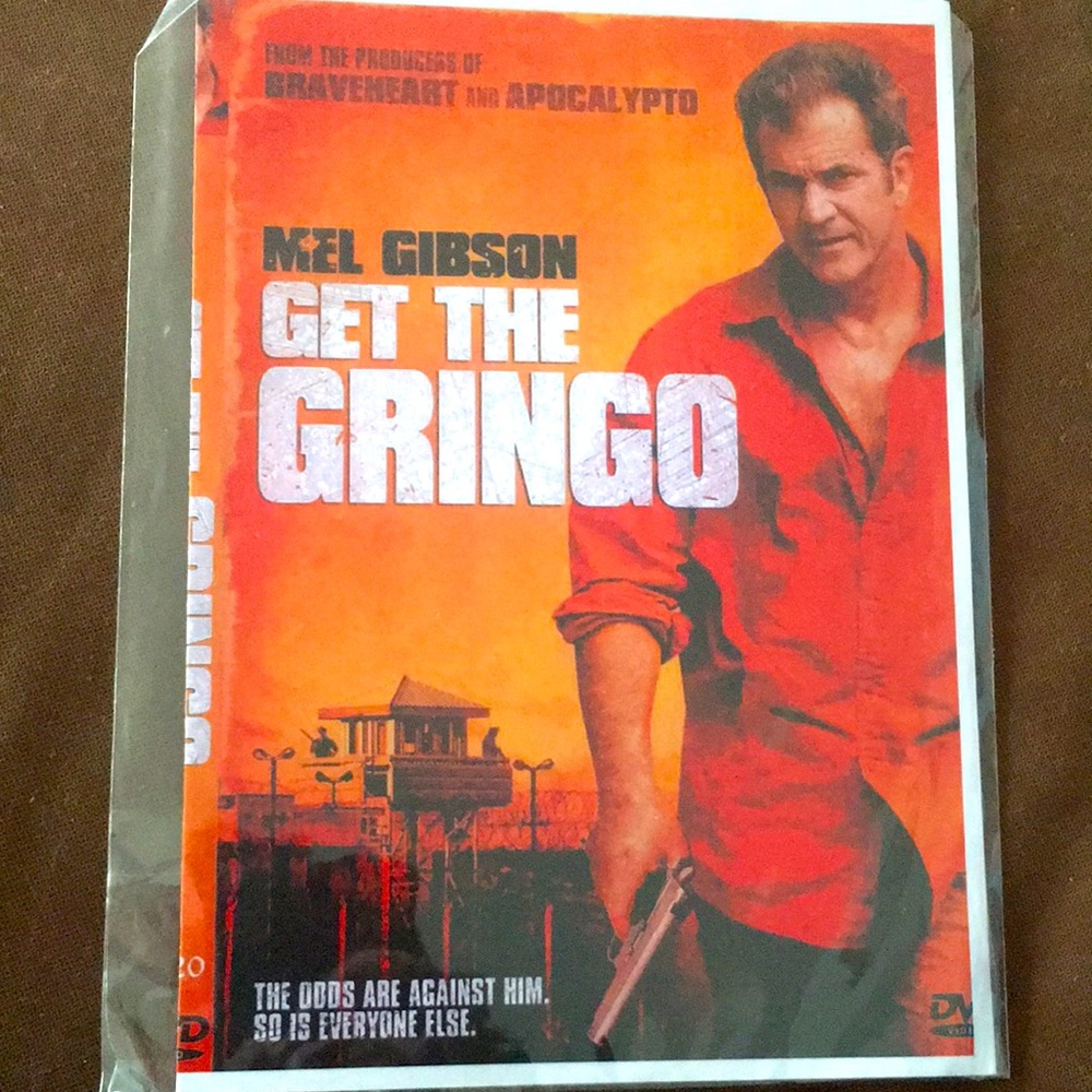 🍿 4/$20 Get the Gringo DVD Mel Gibson Action Crime Thriller Movie